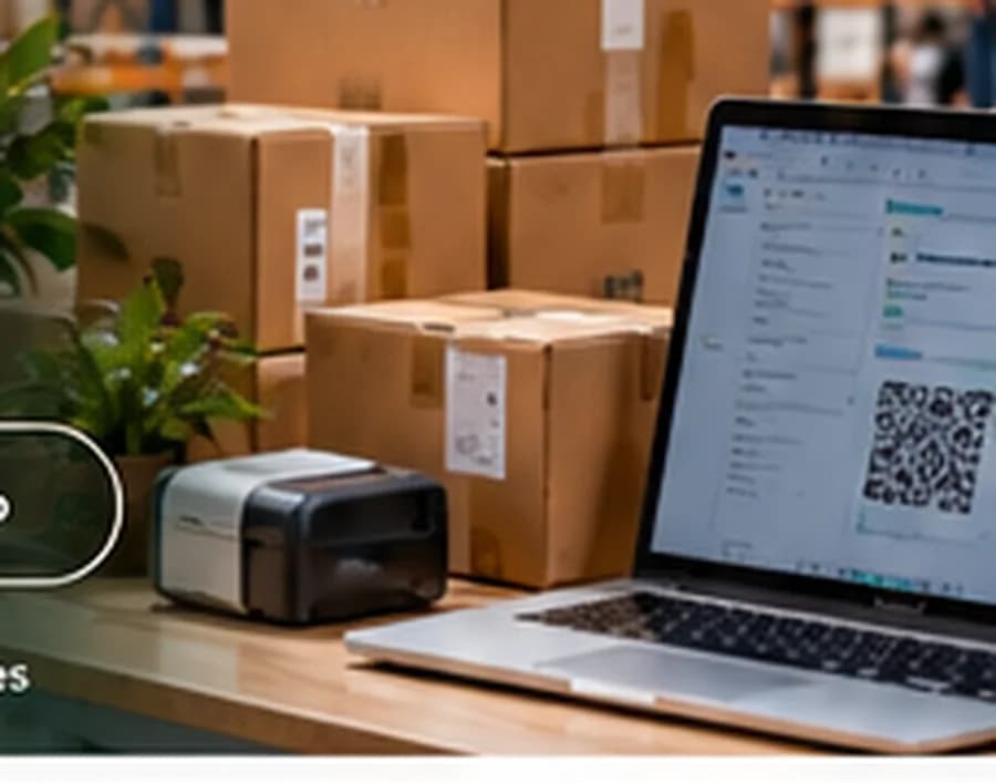 Estación de preparación de pedidos online