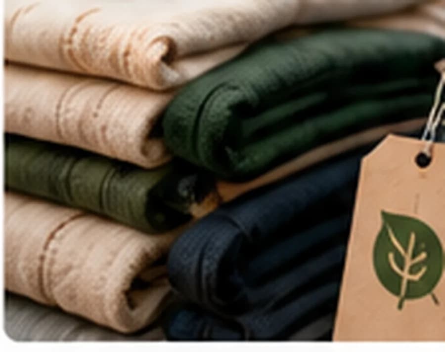 Prendas sostenibles con etiqueta ecológica